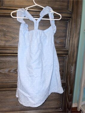 Sigrid Olsen Kids Light Blue Eyelet Dress